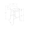 Monarch Specialties Bar Stool, Set Of 2, Counter Height, Kitchen, Metal, Pu Leather Look, White, Chrome, Contemporary I 2296 - alternate 2